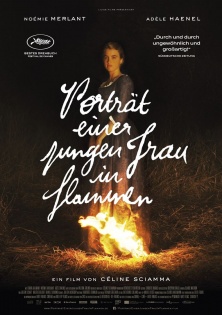 stream Porträt einer jungen Frau in Flammen